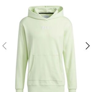 Light Green Adidas adicross golf PAR3 Hoodie with Front Pocket men’s large